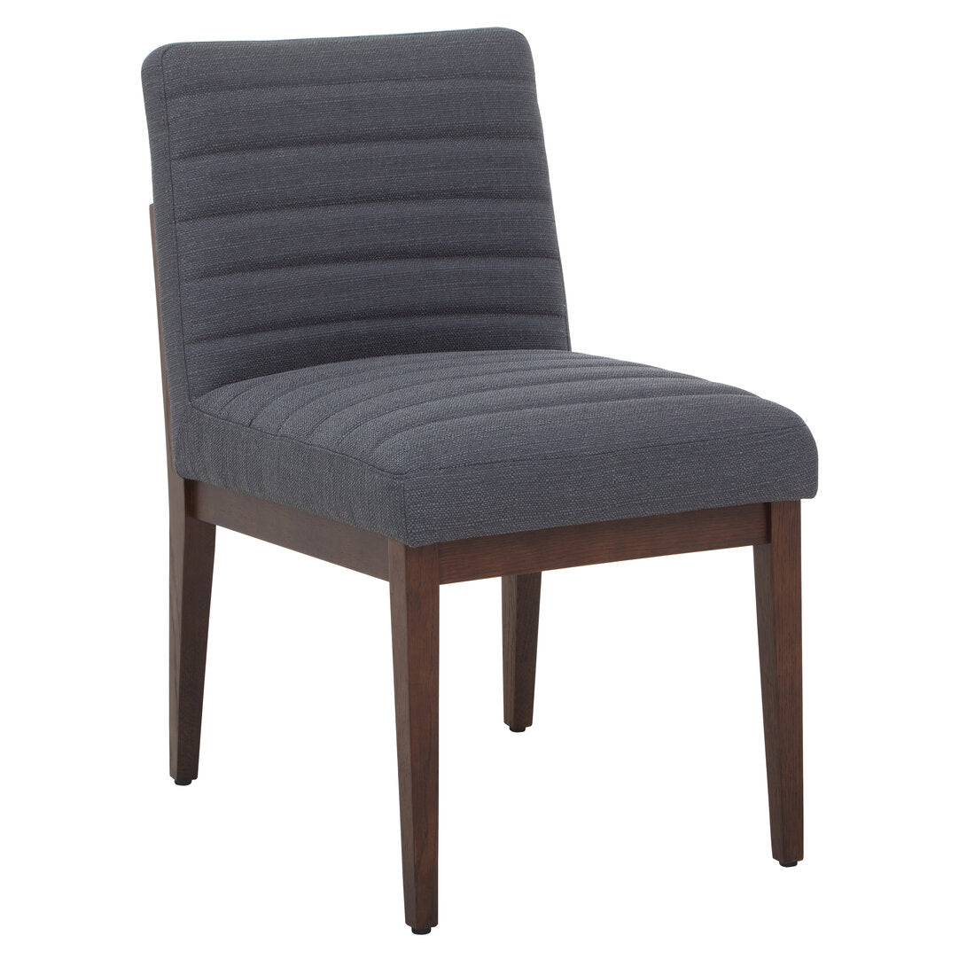 Como Charcoal Grey Dining Chair with Oak Legs