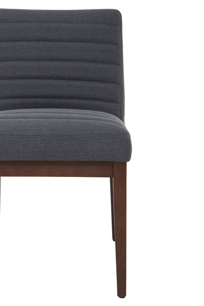 Como Charcoal Grey Dining Chair with Oak Legs