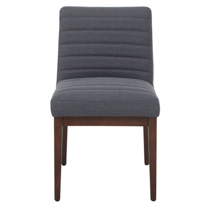 Como Charcoal Grey Dining Chair with Oak Legs