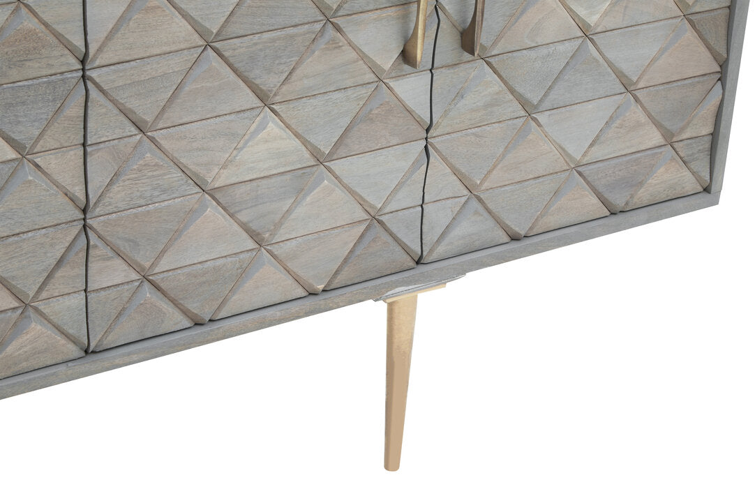 Regent 4 Door Mango Wood Sideboard