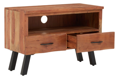 Florence Two Drawer Acacia Media Unit