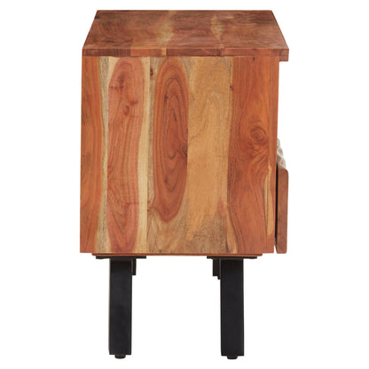 Florence Two Drawer Acacia Media Unit