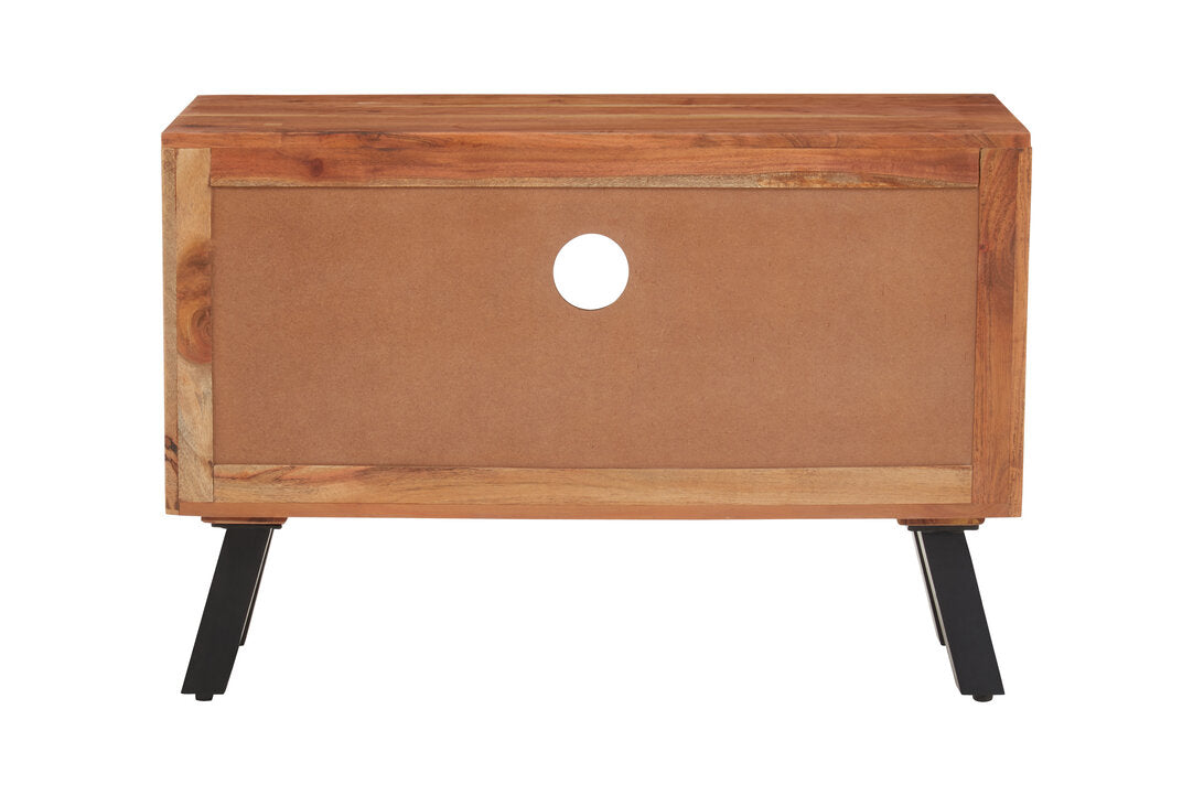 Florence Two Drawer Acacia Media Unit