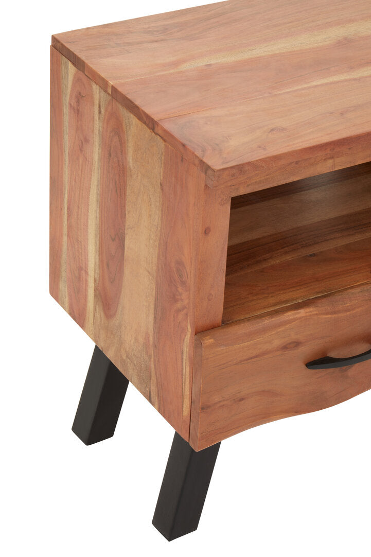 Florence Three Drawer Acacia Media Unit