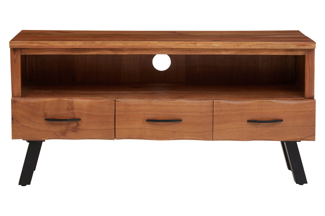 Vienna Three Drawer Acacia Media Unit
