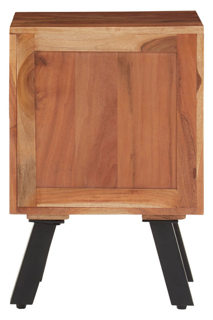 Florence Three Drawer Acacia Side Table