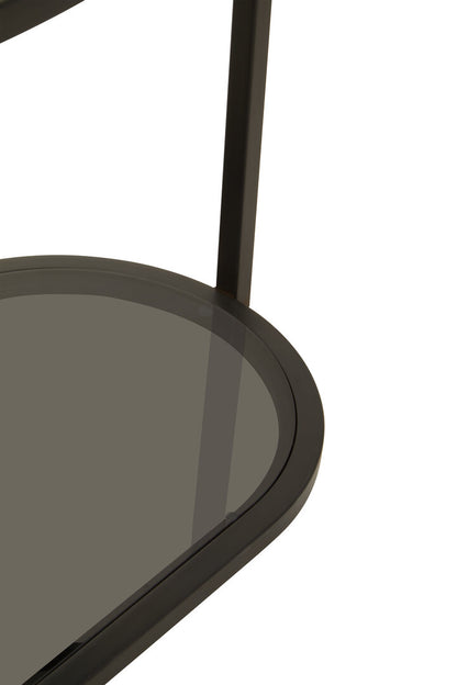 Valencia Five Tier Black Shelf Unit