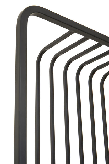 Valencia Five Tier Black Shelf Unit