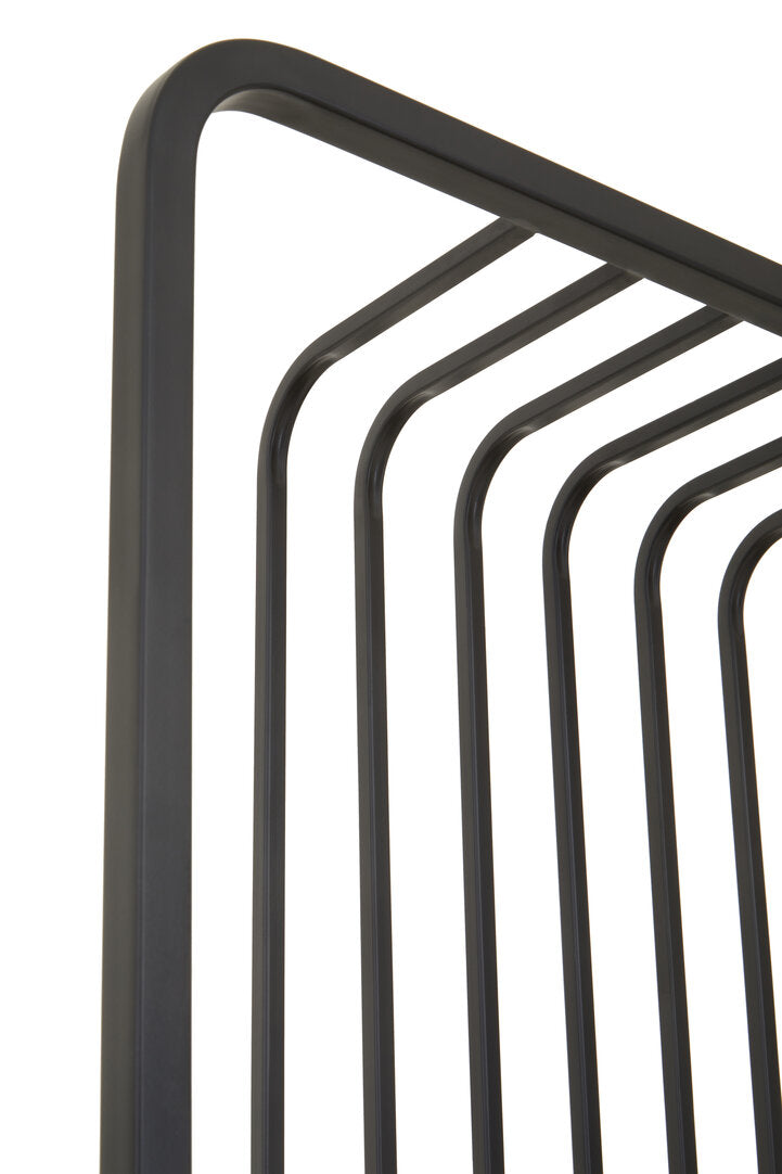 Valencia Five Tier Black Shelf Unit