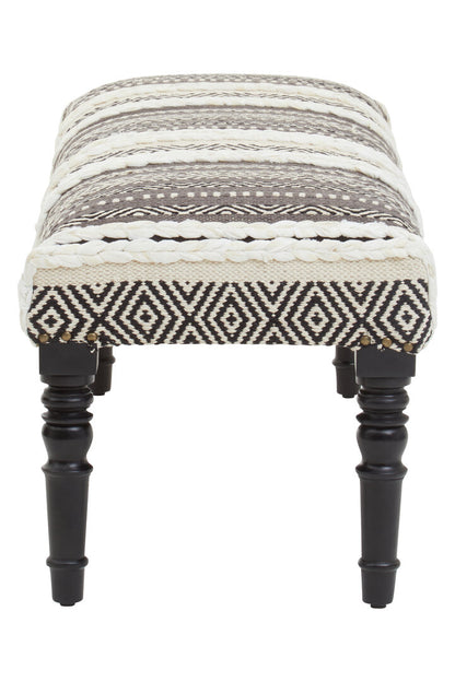 Granada Grey And White Bench