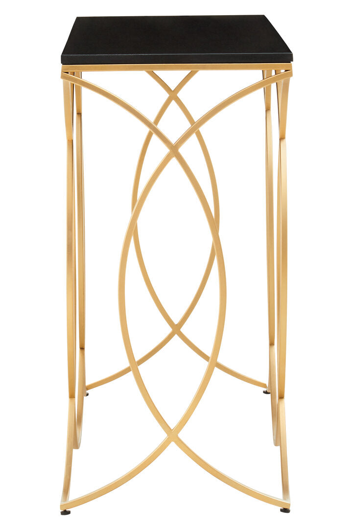 Granada Black and Gold Console Table