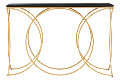 Granada Black and Gold Console Table