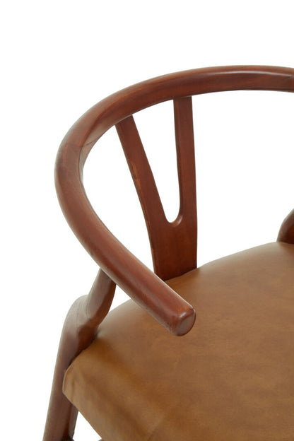 Seville Cow Camel Leather Chair