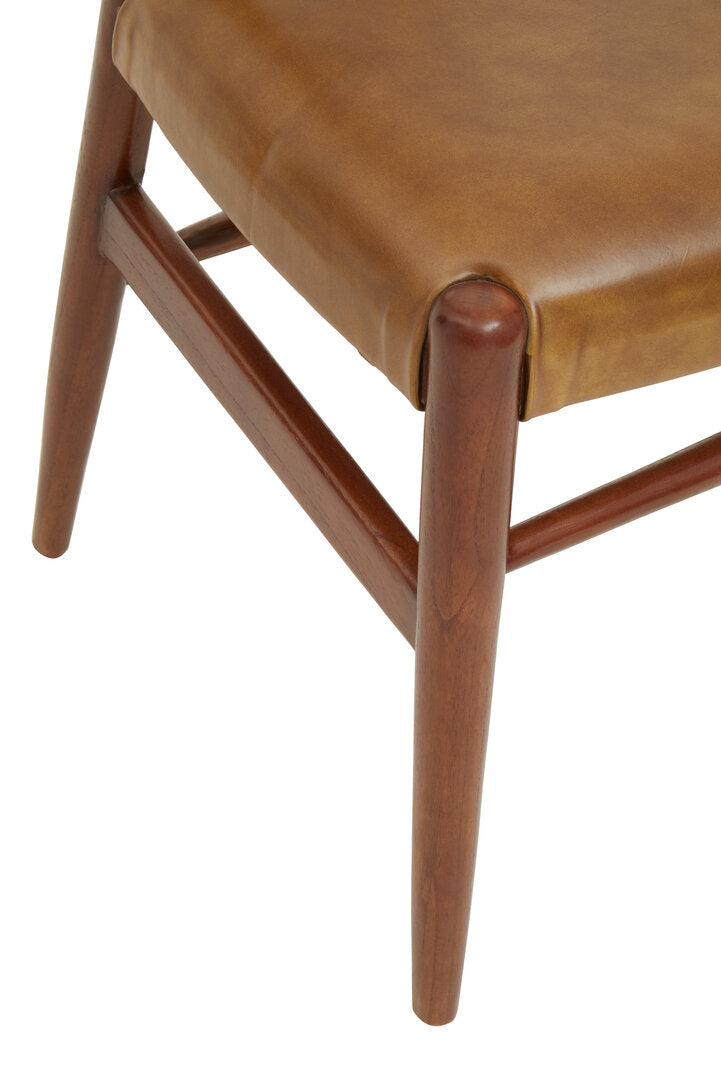 Seville Cow Camel Leather Chair