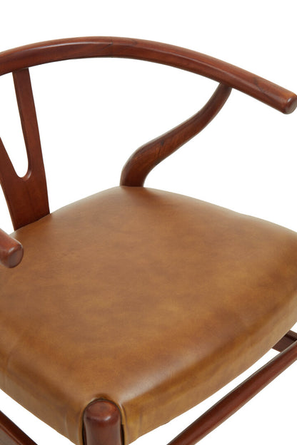 Seville Cow Camel Leather Chair