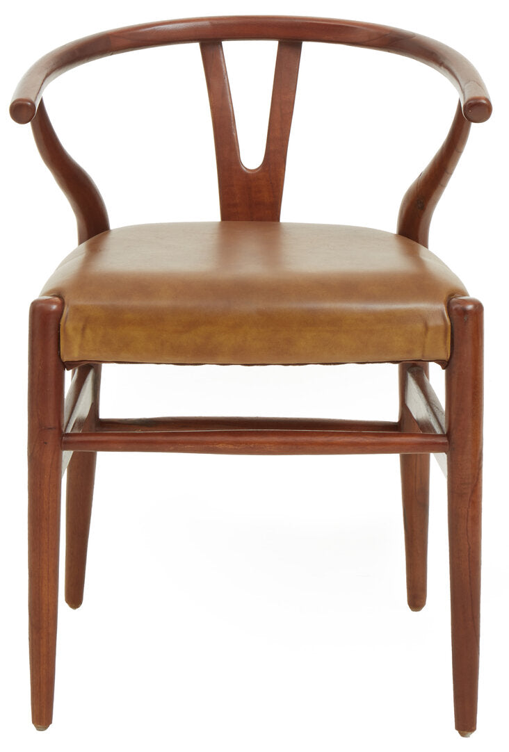 Seville Cow Camel Leather Chair