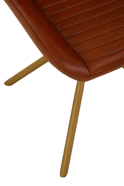 Verona Tan Leather Chair