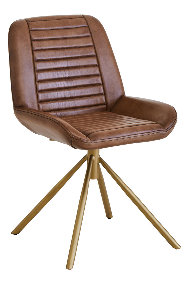 Verona Brown Leather Chair