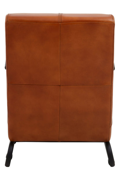 Verona Tan Leather Armchair