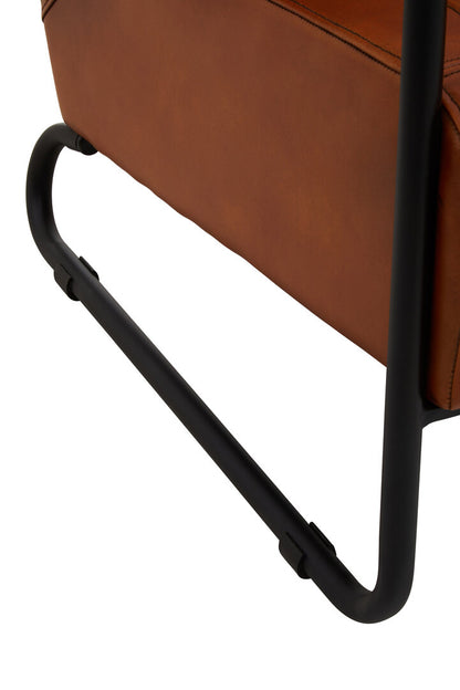 Verona Tan Leather Armchair