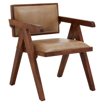 Verona Natural Leather Armchair