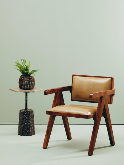 Verona Natural Leather Armchair