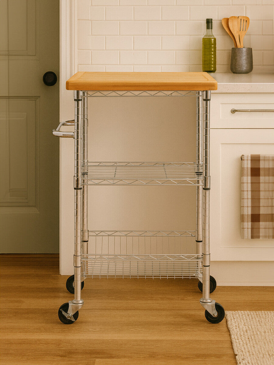 Vienna 3 Tier Kitchen Trolley