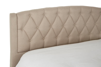 Lincoln Beige King Bed