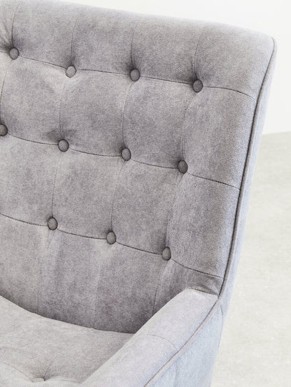 Richmond Grey Curved Chair