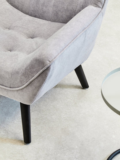 Richmond Grey Curved Chair