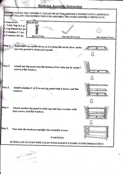 Savoy Three Shelf Large Black Bookcase