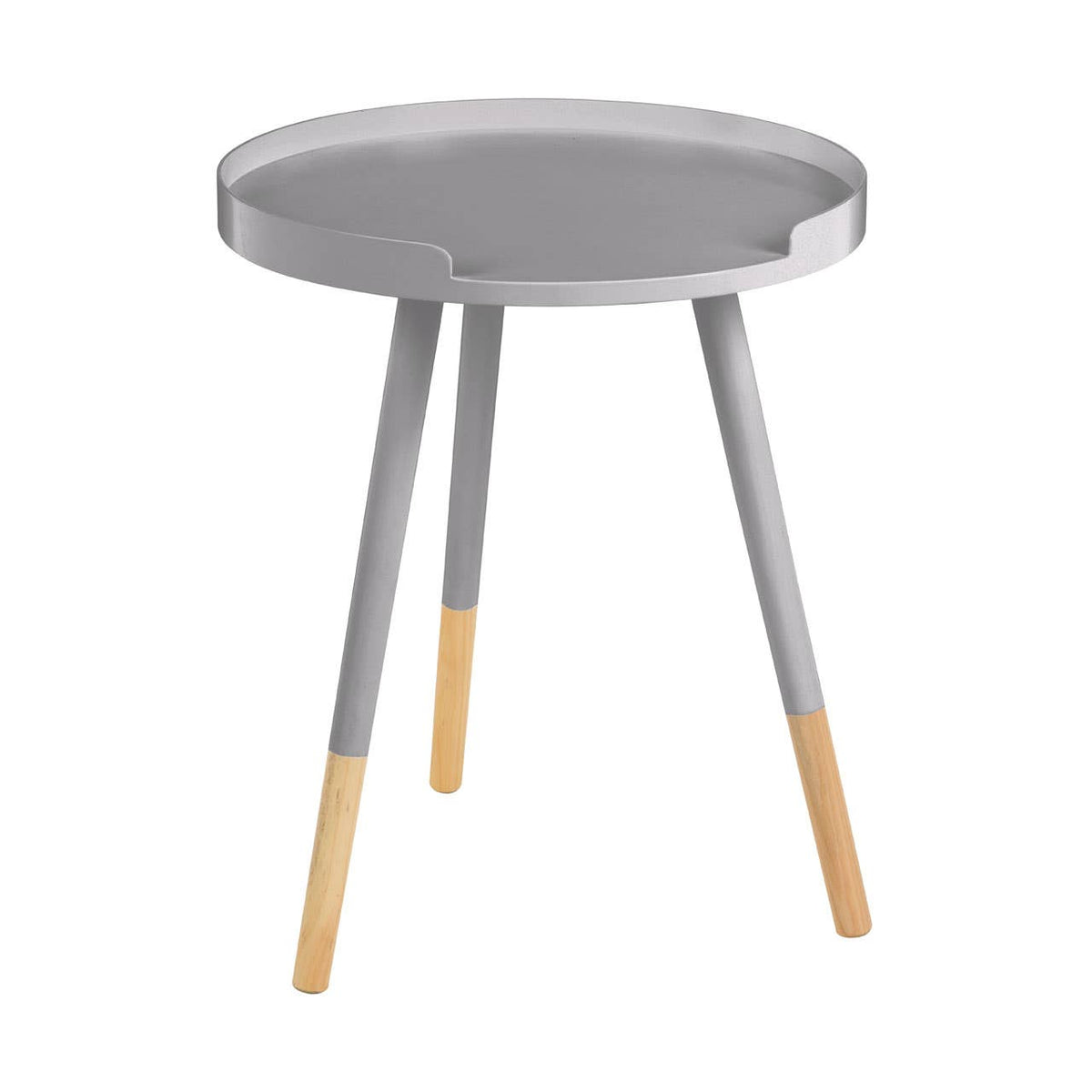 Valencia Small Round Side Table #colour_grey