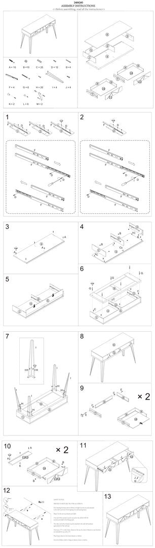 Belgravia Console Table with 2 Drawers