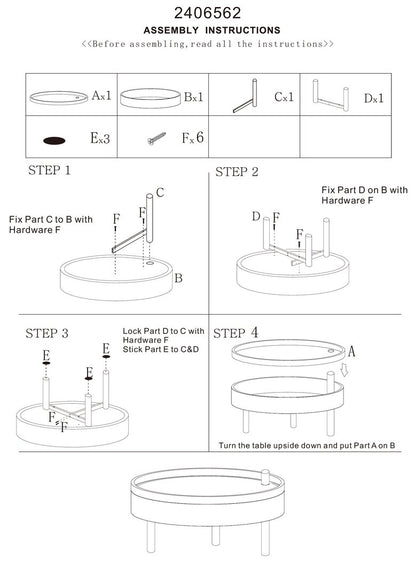 Valencia Revolving Top Side Table
