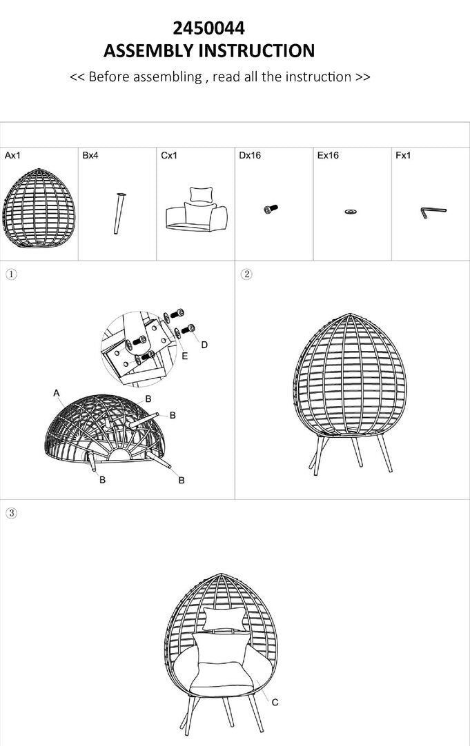 Bristol Natural Rattan Effect Chair