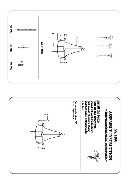Monaco 8 Bulb Seashell Chandelier