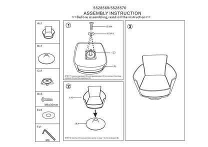 Soho Mink Leather Effect Chair
