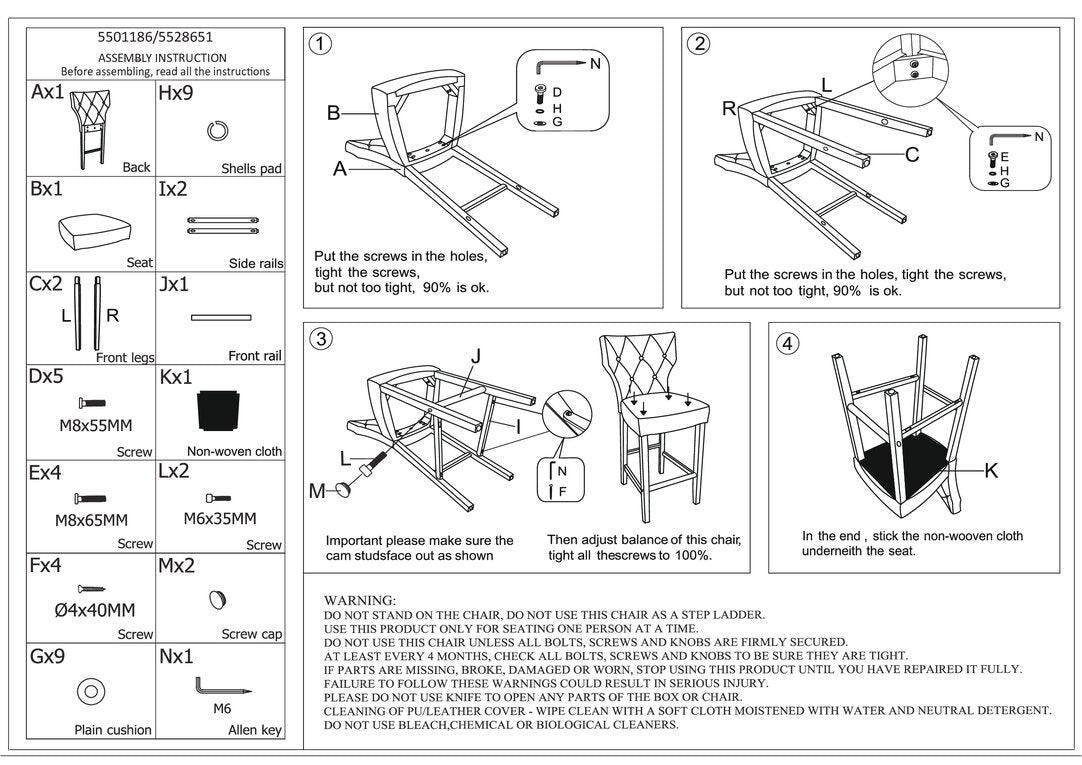 Loxley Grey Bar Stool