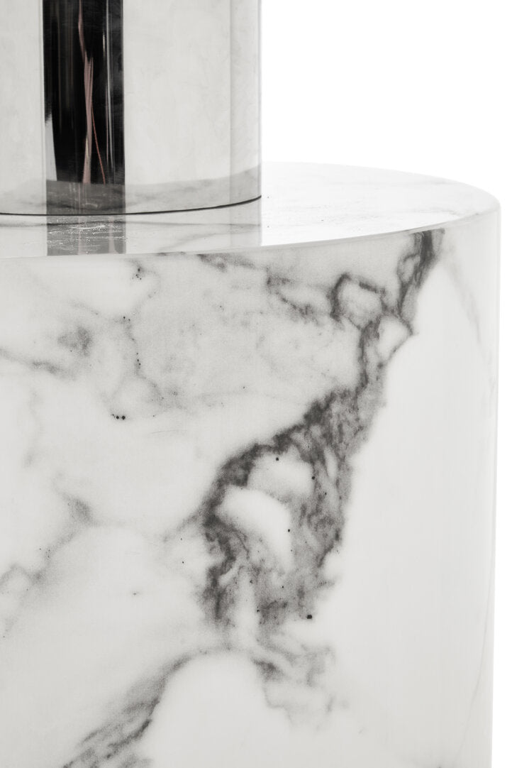 Mayfair White Marble Console Table