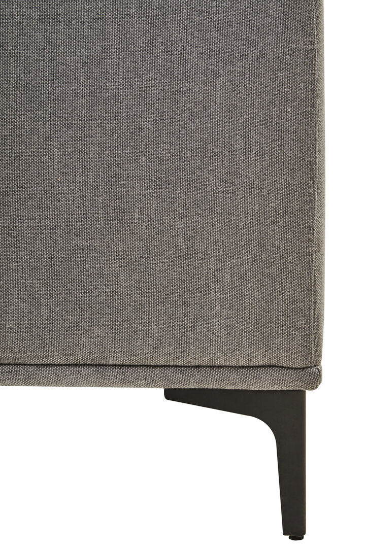 Cambridge 3 Seat Grey Fabric Right Chaise Sofa