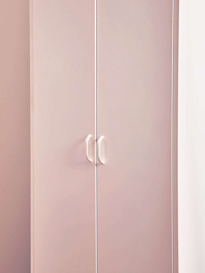 Granada White Two Door Locker Style Wardrobe