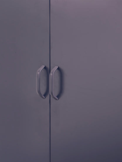 Granada Grey Two Door Locker Style Wardrobe