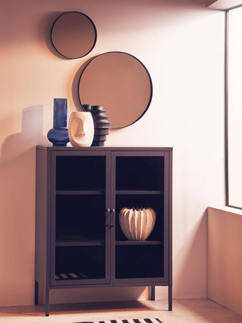 Cambridge Two Door Grey Metal Cabinet