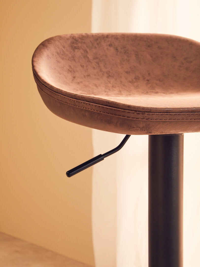 Devon Set Of Two Mocha Bar Stools