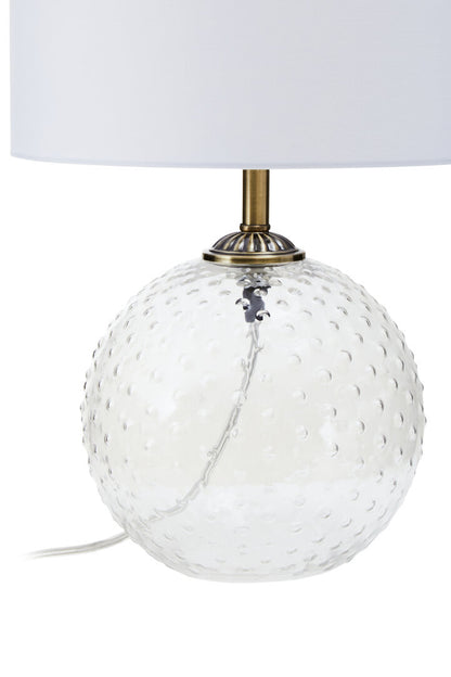 Hudson Clear Glass Table Lamp