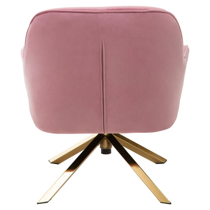 Vienna Pink Velvet Chair