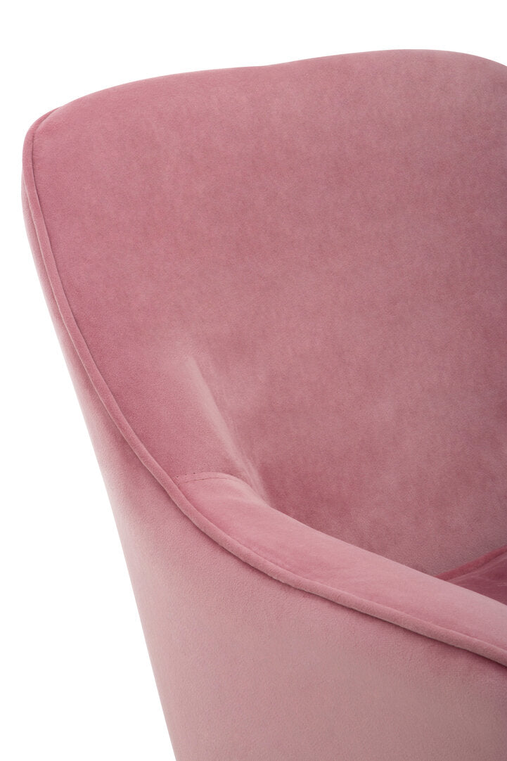 Vienna Pink Velvet Chair
