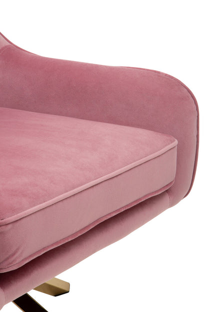 Vienna Pink Velvet Chair