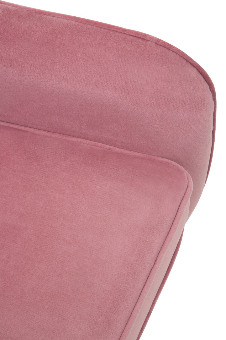 Vienna Pink Velvet Chair