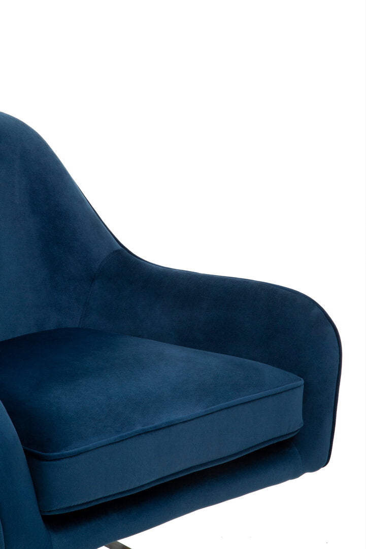 Vienna Midnight Velvet Chair